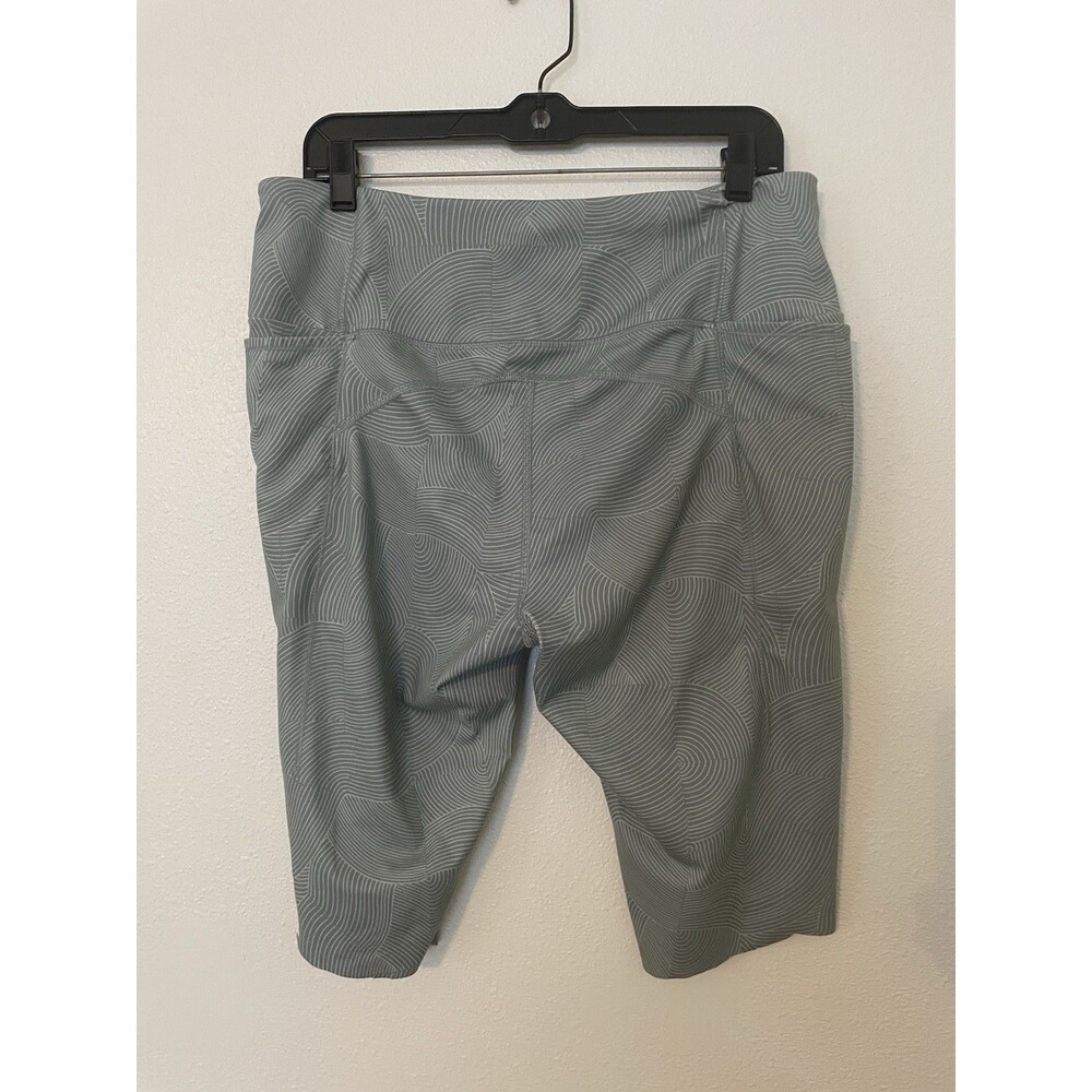 Avia Capri Leggings Stretch XL(16/18) Women’s Green - Picture 2 of 4